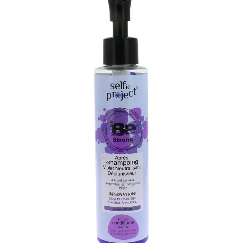 Après shampoing violet neutralisant déjaunisseur - Be Strong>SELFIE PROJECT Outlet