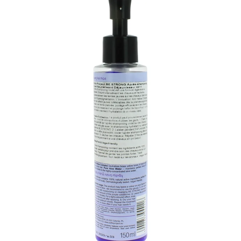 Après shampoing violet neutralisant déjaunisseur - Be Strong>SELFIE PROJECT Outlet