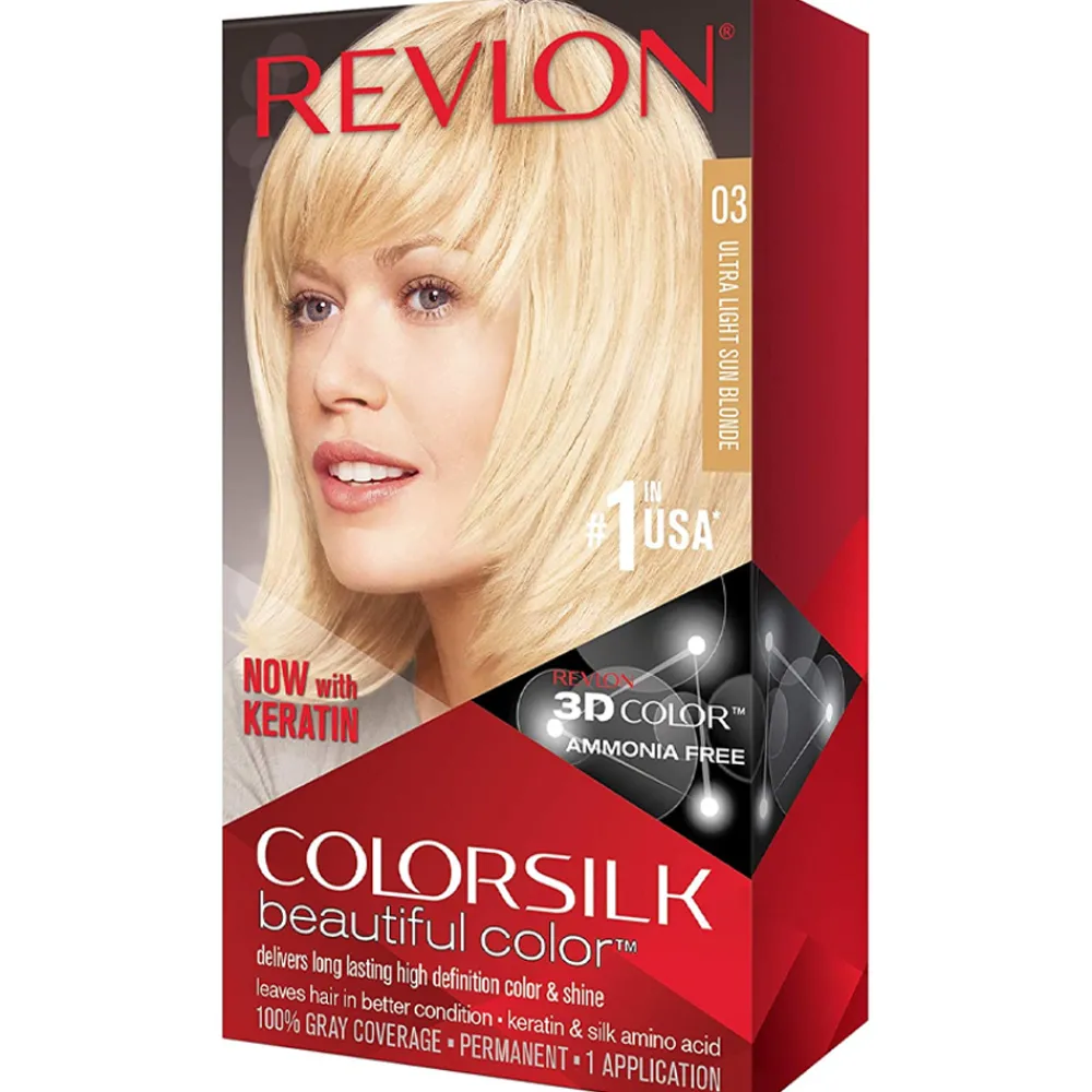 Coloration cheveux Colorsilk - 03 blond soleil>REVLON Online