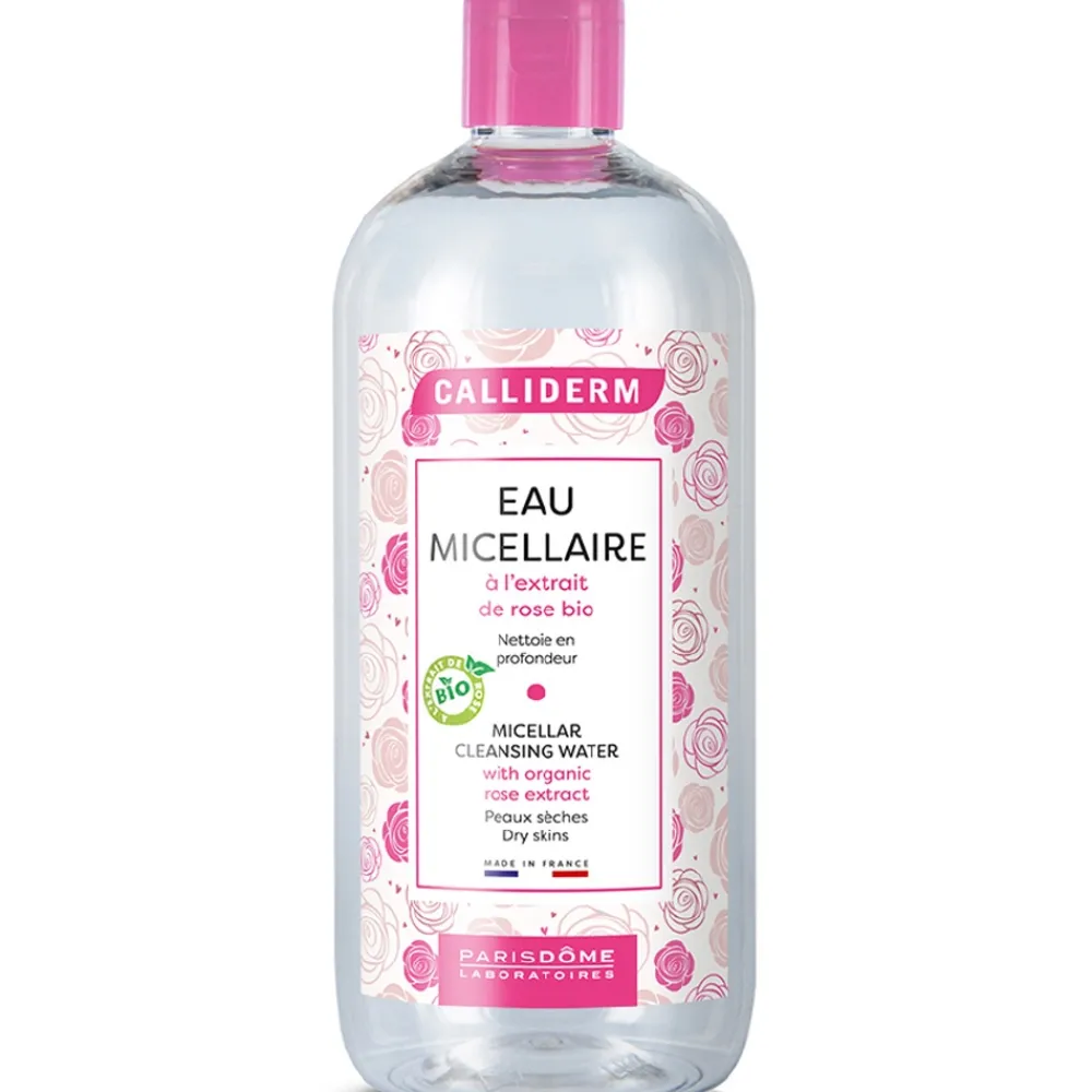 Eau micellaire peaux sèches - Extrait de rose bio>CALLIDERM Fashion
