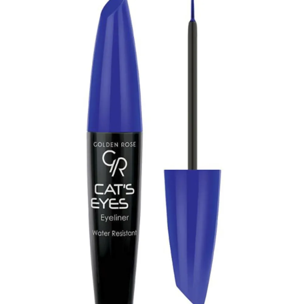 Eyeliner Cat's eyes waterproof - Matte blue>GOLDEN ROSE Fashion