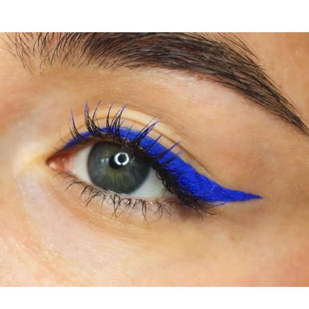 Eyeliner Cat's eyes waterproof - Matte blue>GOLDEN ROSE Fashion