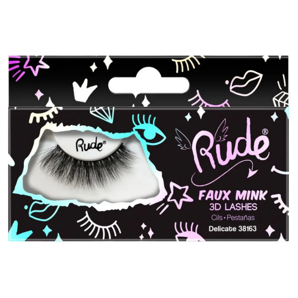 Faux cils essential 3D - Delicate>RUDE COSMETICS Discount
