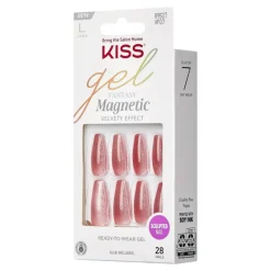 Faux ongles - Effet magnetique rose>KISS USA Online