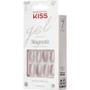 Faux ongles courts - Effet magnetique nude>KISS USA Discount