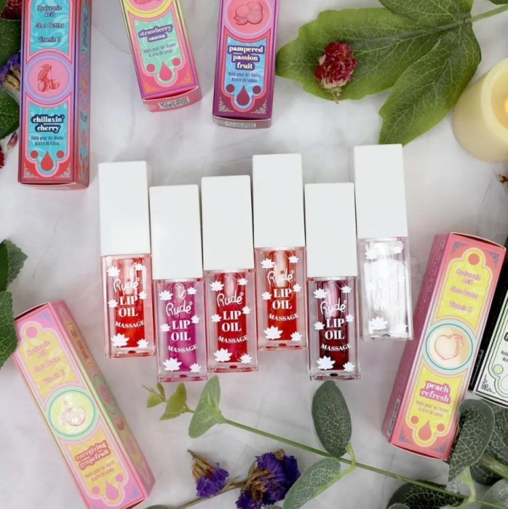Huile à lèvres - Chillaxin' cherry>RUDE COSMETICS Discount