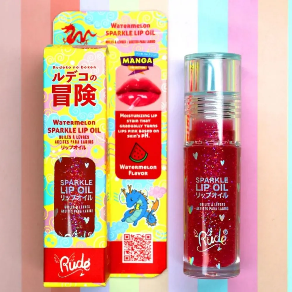 Huile lèvres paillette manga - Watermelon>RUDE COSMETICS Best