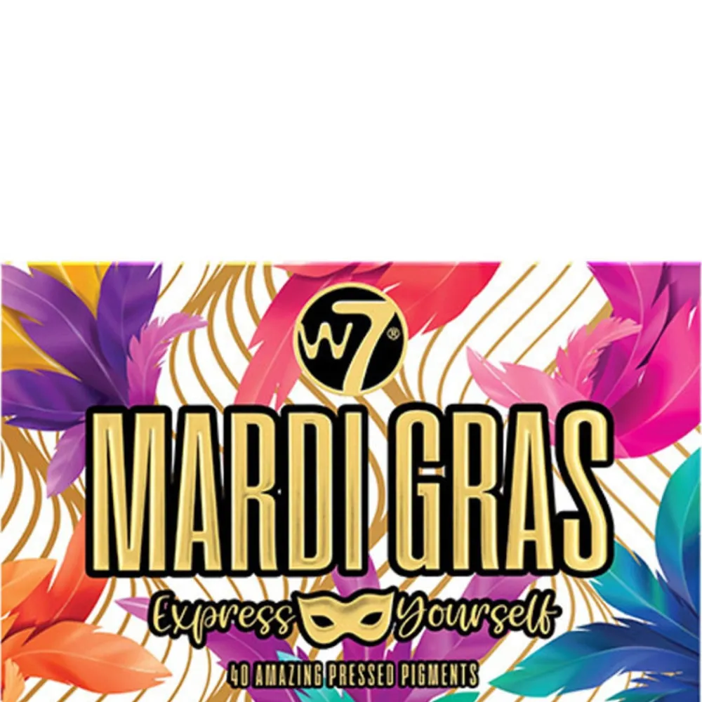 Palette 40 fards à paupières Mardi gras>W7 Clearance