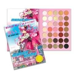 Palette 35 fards à paupières - Manga anime - Book 2>RUDE COSMETICS Outlet