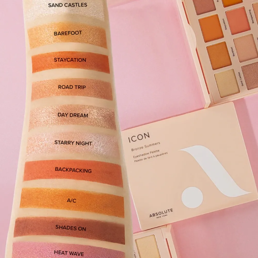 Palette de fard à paupières Icon - Bronze Summers>ABSOLUTE NEW YORK Best