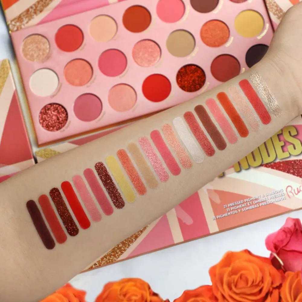 Palette fards à paupières - United Peachy Nudes>RUDE COSMETICS Online