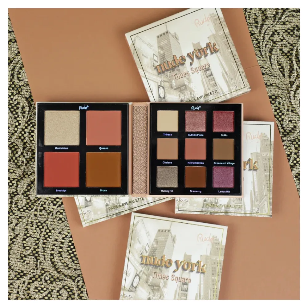 Palette yeux & visage - Nude York>RUDE COSMETICS Sale