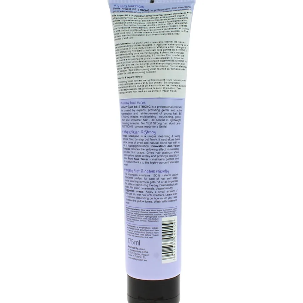 Shampoing violet neutralisant déjaunisseur - Be Strong>SELFIE PROJECT Hot