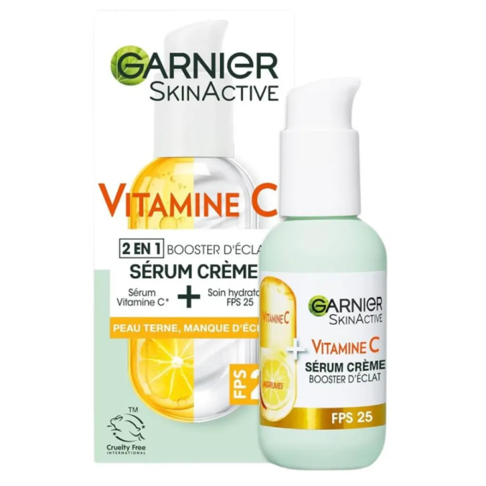 Sérum 2en1 booster d'éclat à la vitamine C>GARNIER Fashion