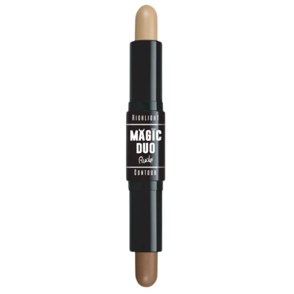 Stick Magic duo highlight et contour - Medium>RUDE COSMETICS Outlet