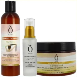Trio de soins capillaires - Cheveux secs et cassants>O RARE Sale