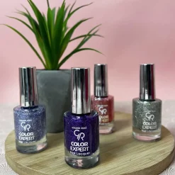 Vernis à ongles - 607 paillettes roses>GOLDEN ROSE Discount